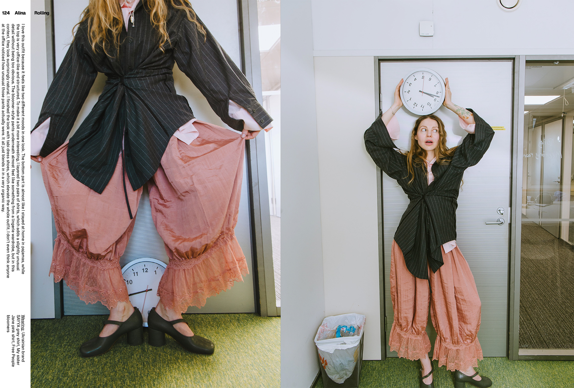 Alina-Mariia Hodz for Trickster Magazine Issue 03, spread 6