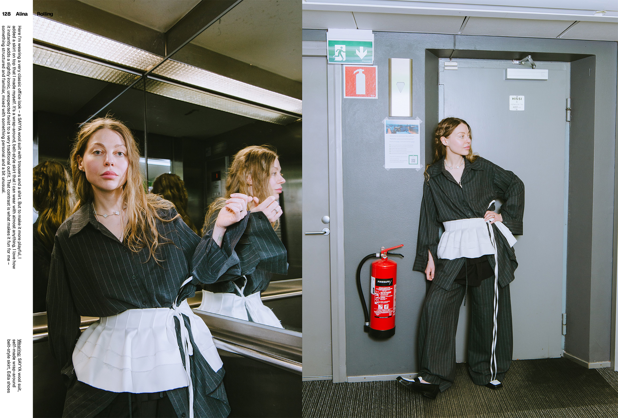 Alina-Mariia Hodz for Trickster Magazine Issue 03, spread 8